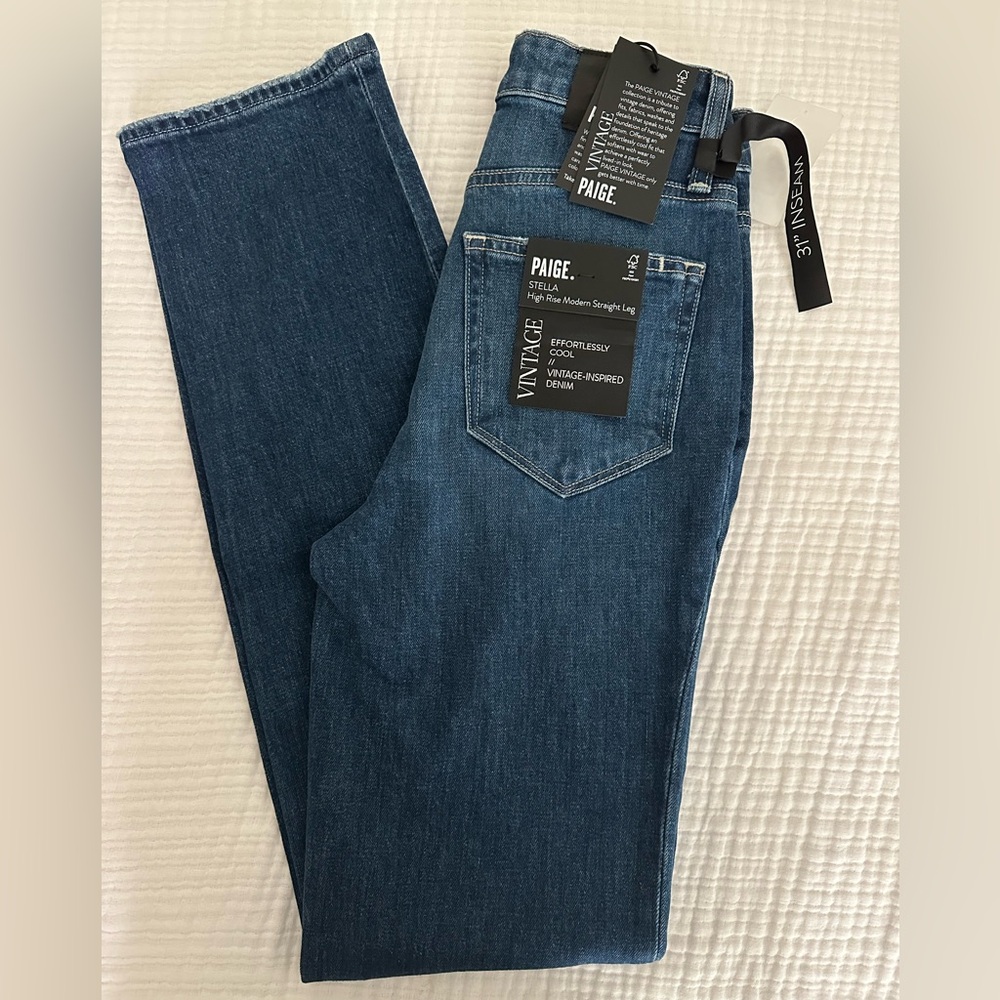 PAIGE Stella Straight Leg Jeans (Narrative)